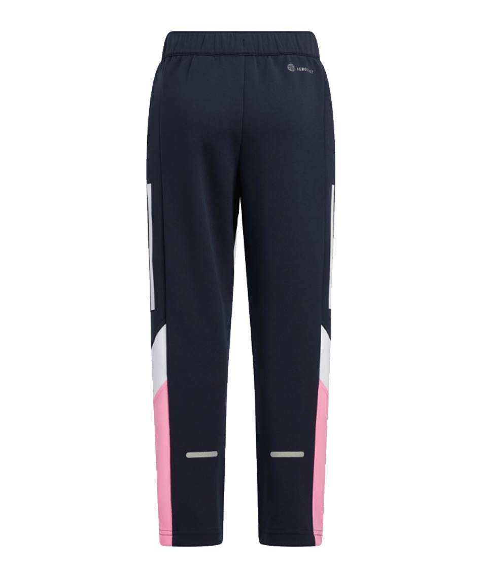 ロングパンツ カラーブロック ダブルニット レギュラーフィット