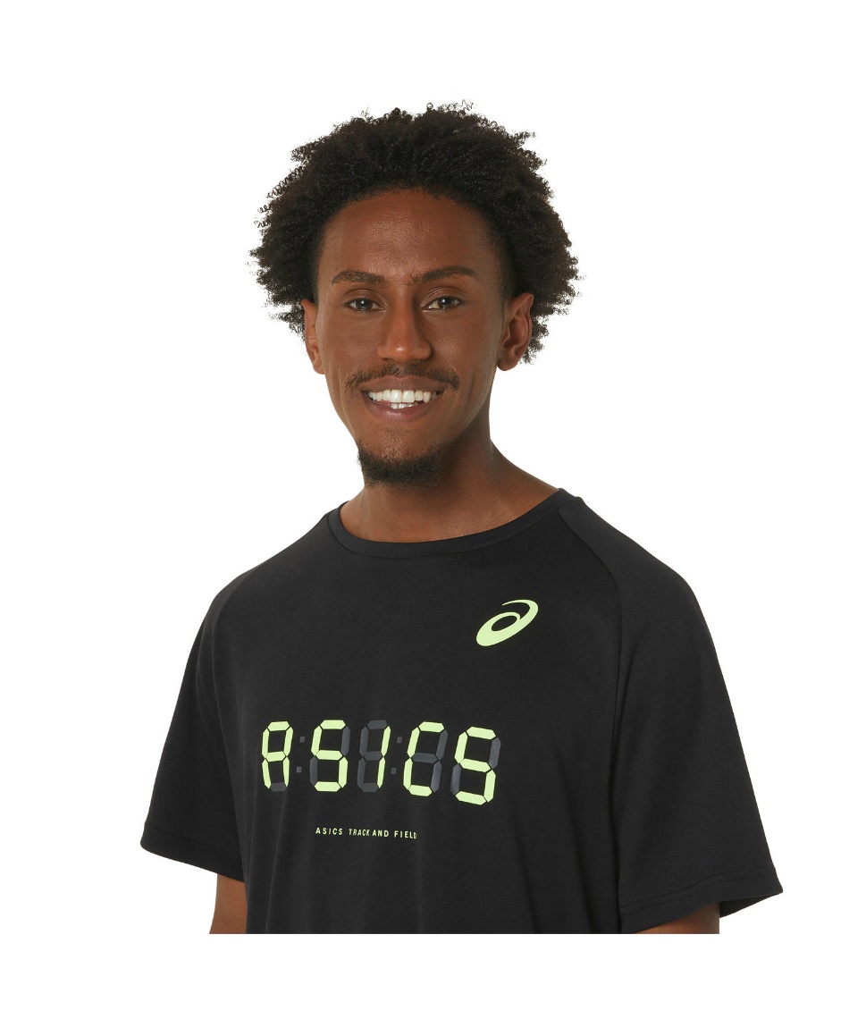 アシックス(asics) 陸上 ウェア 半袖Tシャツ プリント半袖シャツ