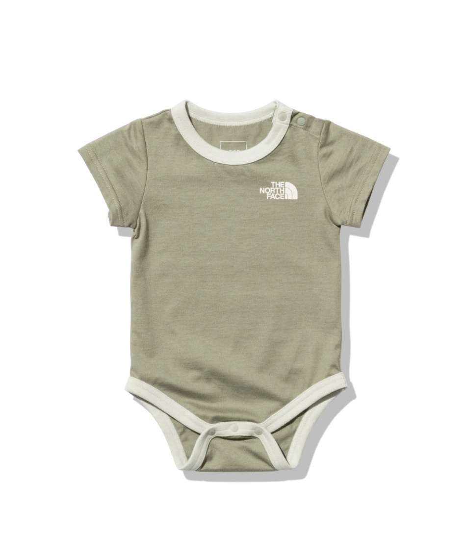 ノースフェイス CRショートスリーブティー ベビーロンパースセット（シャドー） ザ・ノース・フェイス(THE NORTH FACE) 半袖シャツ CRショートスリーブ