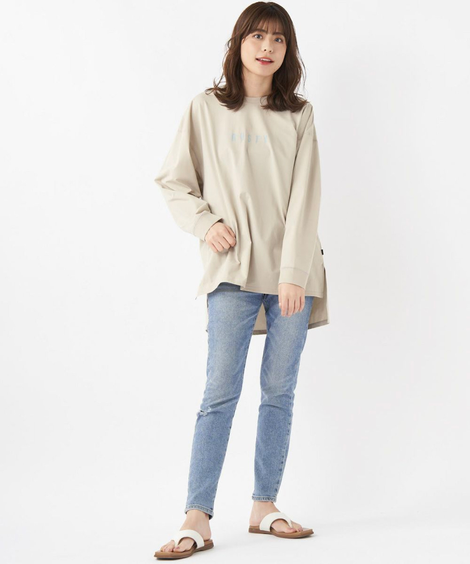 ラスティ RUSTY ラッシュガード 長袖 レディース PEARTEX長袖T
