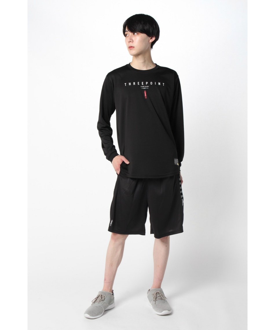 スリーポイント(ThreePoint) バスケットボール 長袖シャツ 背面