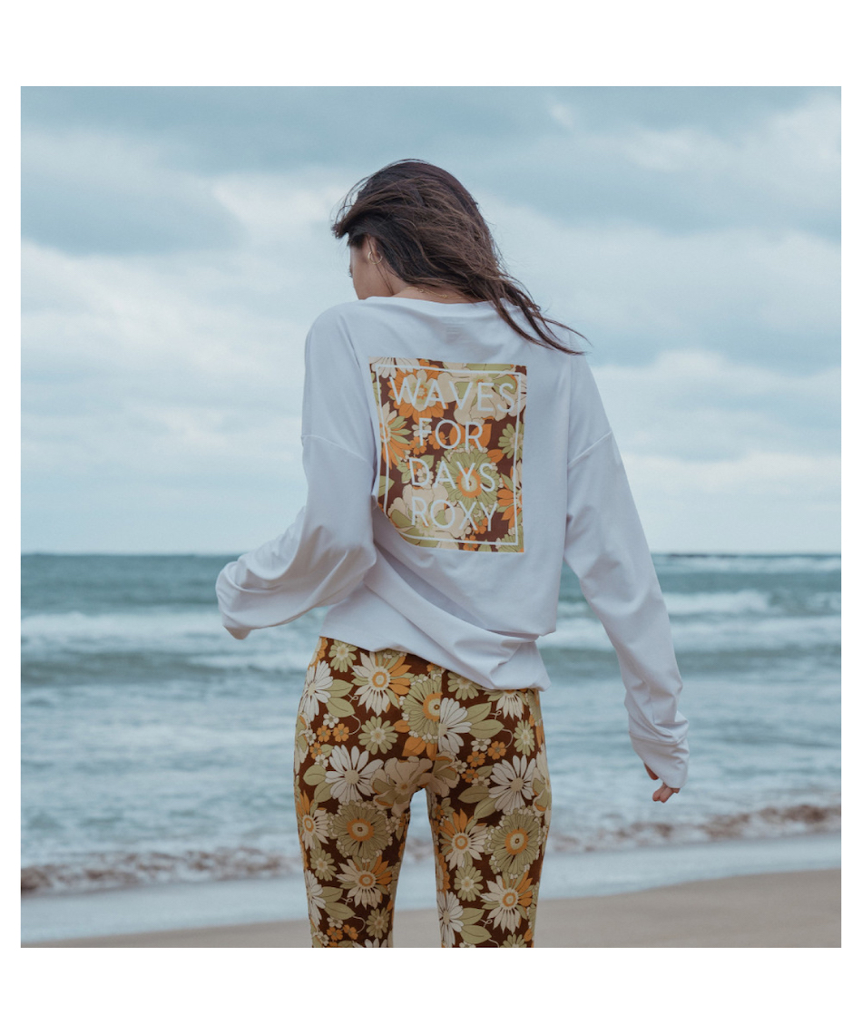 ロキシー(ROXY) ラッシュガード 長袖 VINTAGE FLOWER L/S TEE ラッシュ