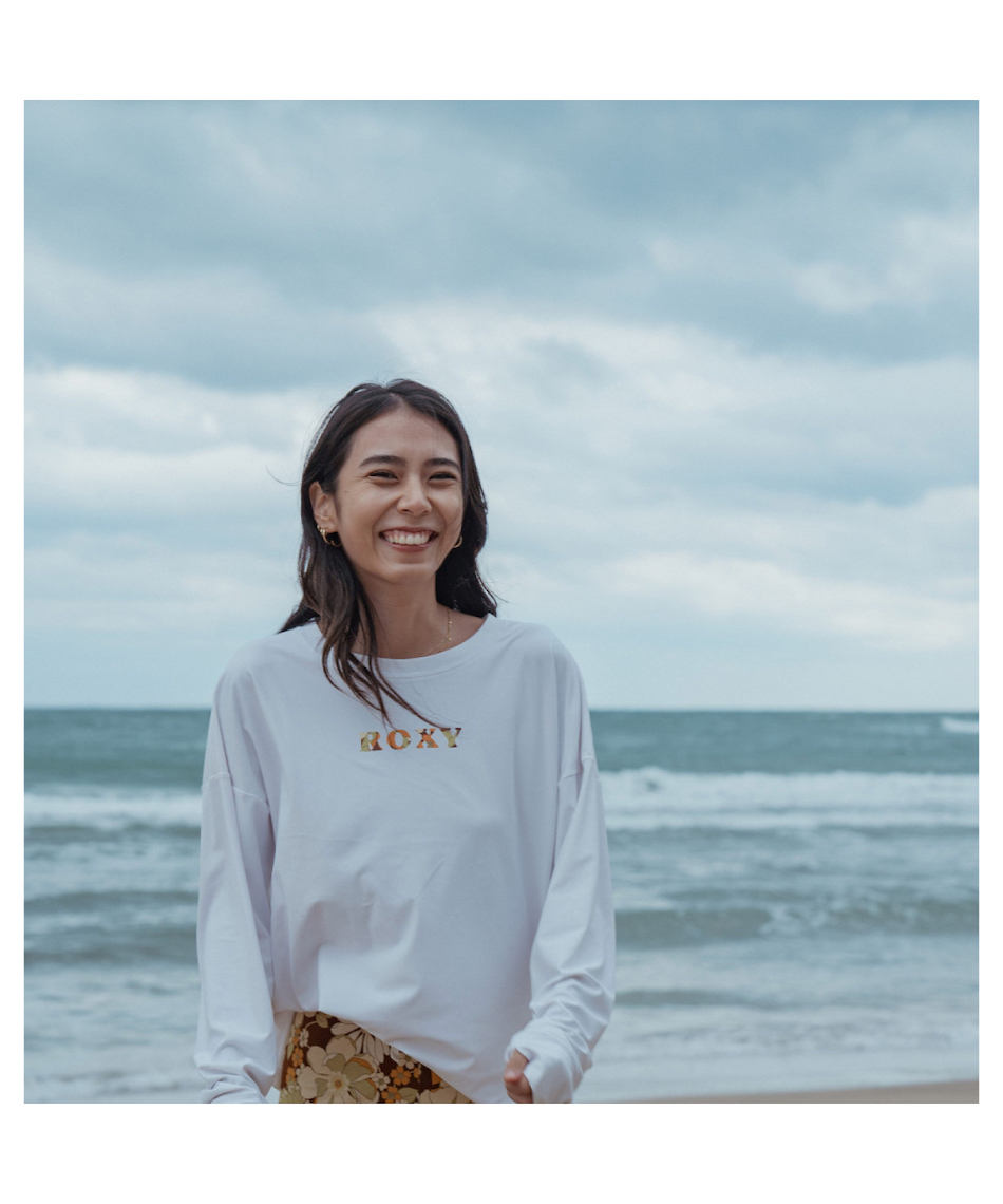 ロキシー(ROXY) ラッシュガード 長袖 VINTAGE FLOWER L/S TEE ラッシュ