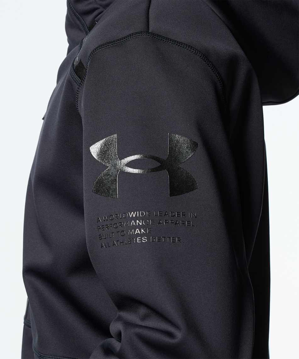 【未使用】アンダーアーマー UAウインターニット 3レイヤー ジャケット3.0 M 001 ブラック 1381337 メンズ UNDER ARMOUR スポーツウェア トレーニング ウインドブレーカー ジャケット UAウインターニット 3レイヤー