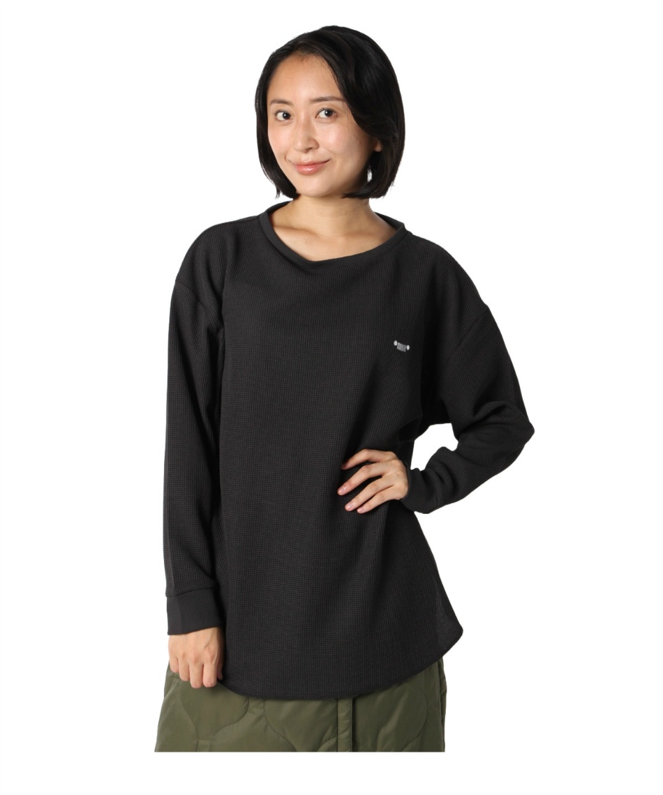 Tシャツ 長袖 サーマルニット ラウンドネックSH JP171145A18