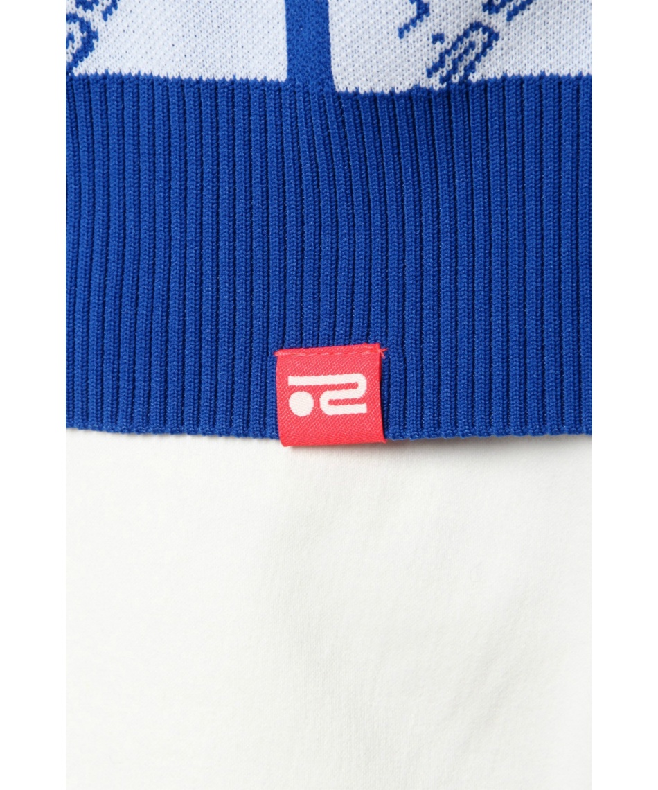 ウェア y. ゴルフウェア セーターモノグラムジャガードニットセーター044-19911