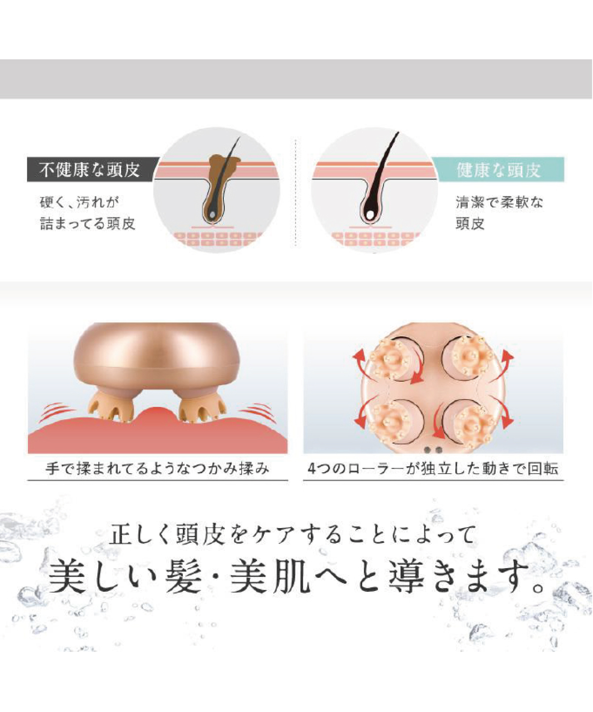 1月31日まで40％OFFクーポン配布中】ヘッドスパ RELX HEADSPA EX02G_RG