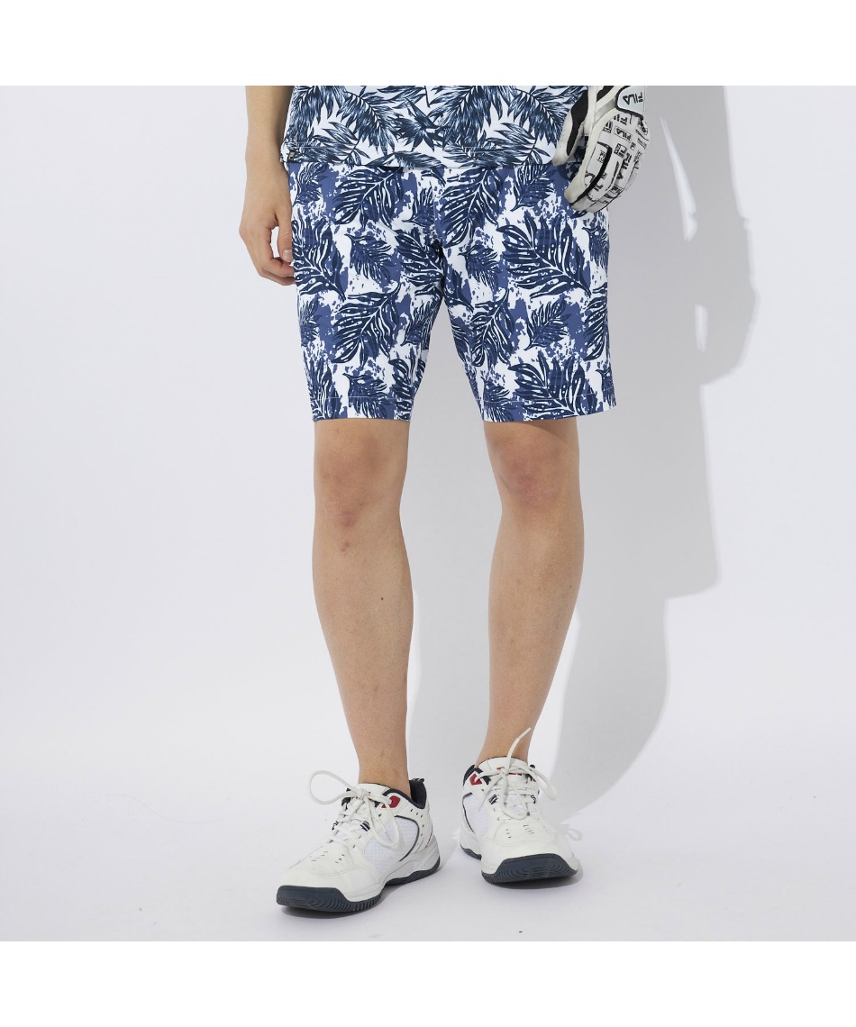 FILA 葉柄 ショートパンツ フィラ(FILA) ゴルフウェア ショートパンツ ボタニカルPTショート