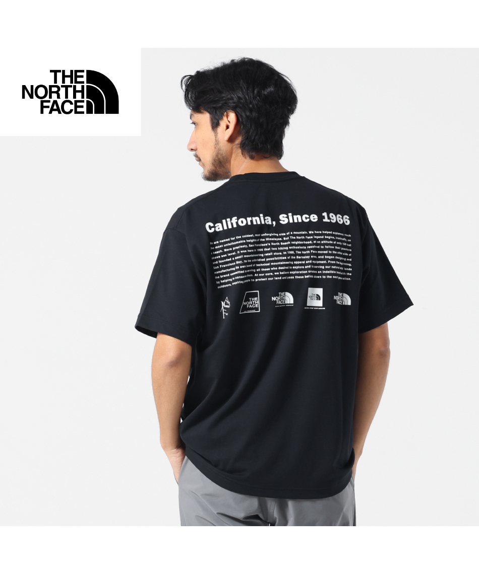 Tシャツ 半袖 ショートスリーブヒストリカルロゴテイー NT32407 K