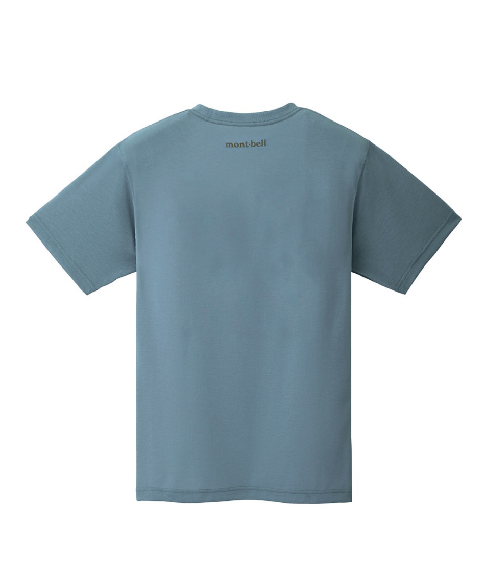 Tシャツ 半袖 WIC.T モンベルロゴ 岩 1114720 BL | スポーツ用品なら