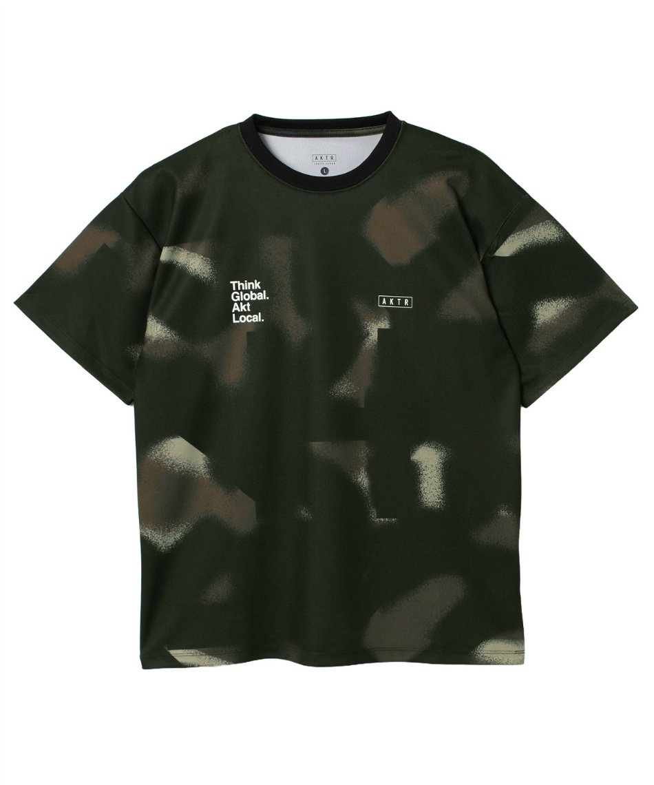 �l���|�C���g55pt �y���������z�A�N�^�[(AKTR) �o�X�P�b�g�{�[���E�F�A �����V���c SCRIBBLE AKT LOCAL LOOSE FIT SPORTS TEE 124-017005 �����Y BK M
