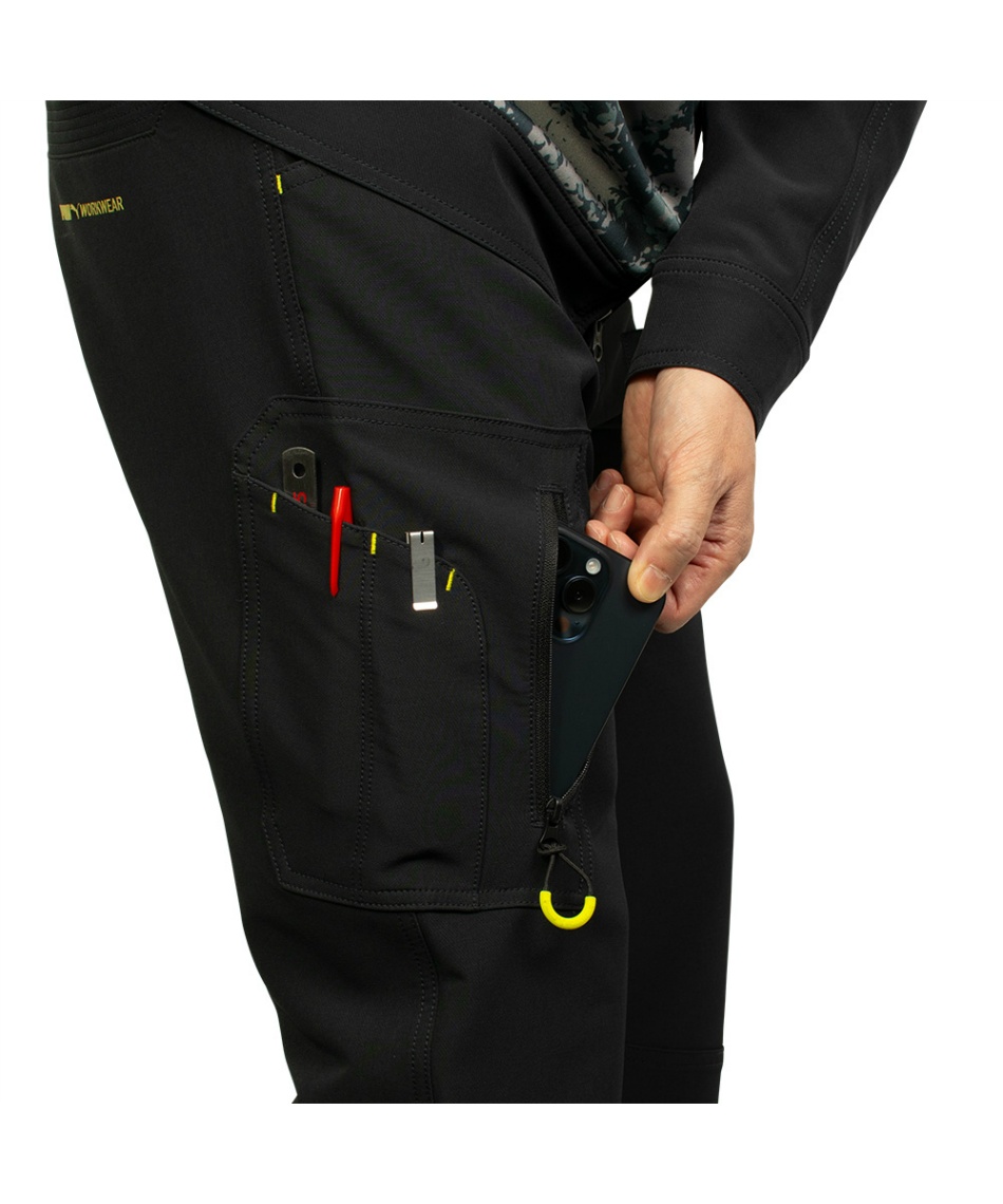 PUMA　PW-3015A　02.ブラック　L　カーゴパンツ③ 作業ウェアPUMA カーゴパンツ PW-3015A｜空調服専門通販ユニアカ