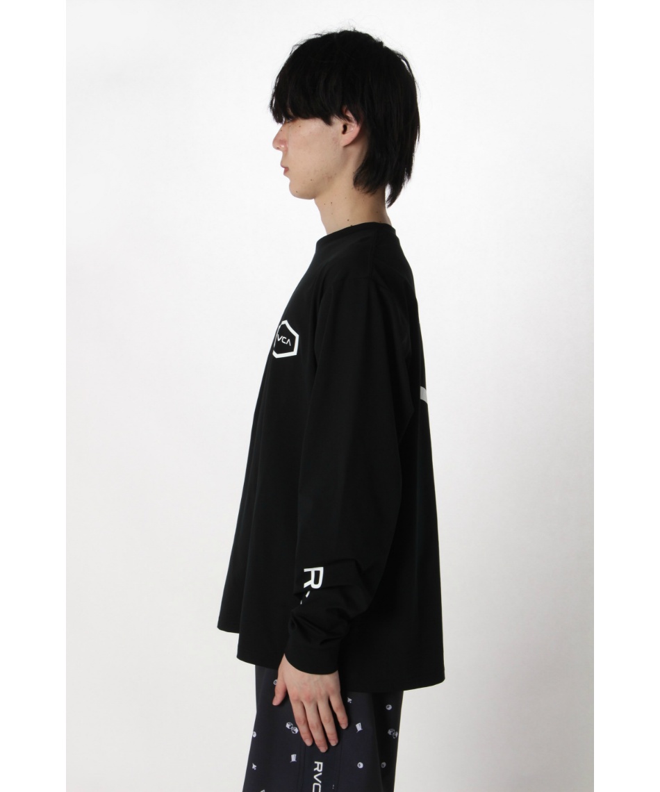 (取寄) ルーカ L/S ラッシュガード RVCA L/S Rashguard Black Amazon.co.jp: [ルーカ] SPORT メンズ 【VA SPORT】 SPORT