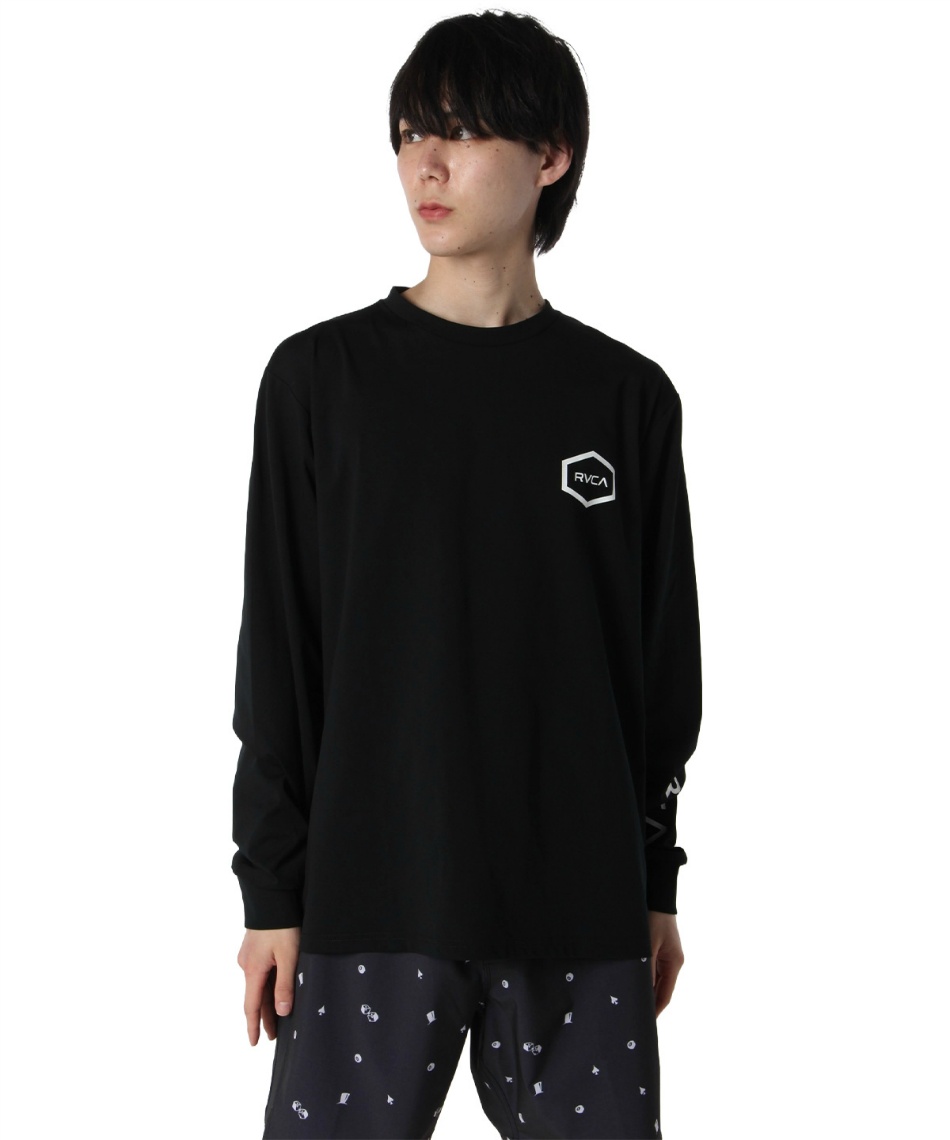 ルーカ(RVCA) ラッシュガード 長袖 L/SラッシュTシャツ BE041801