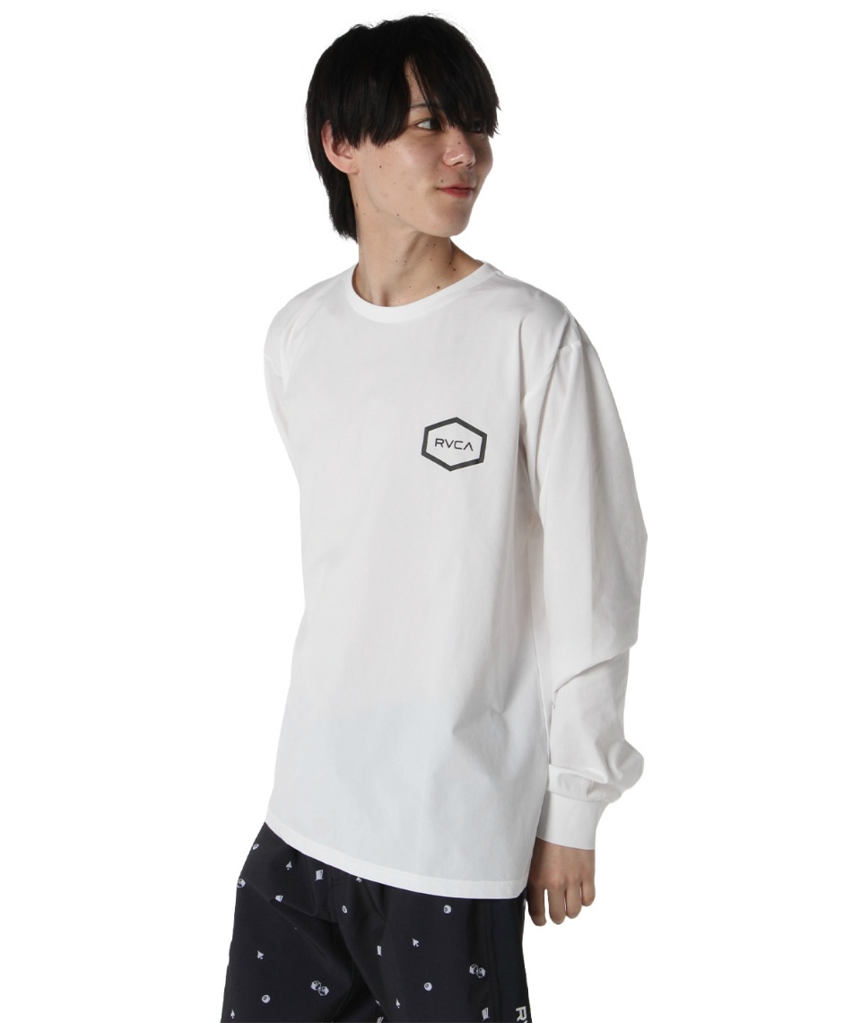 ルーカ(RVCA) ラッシュガード 長袖 L/SラッシュTシャツ BE041801