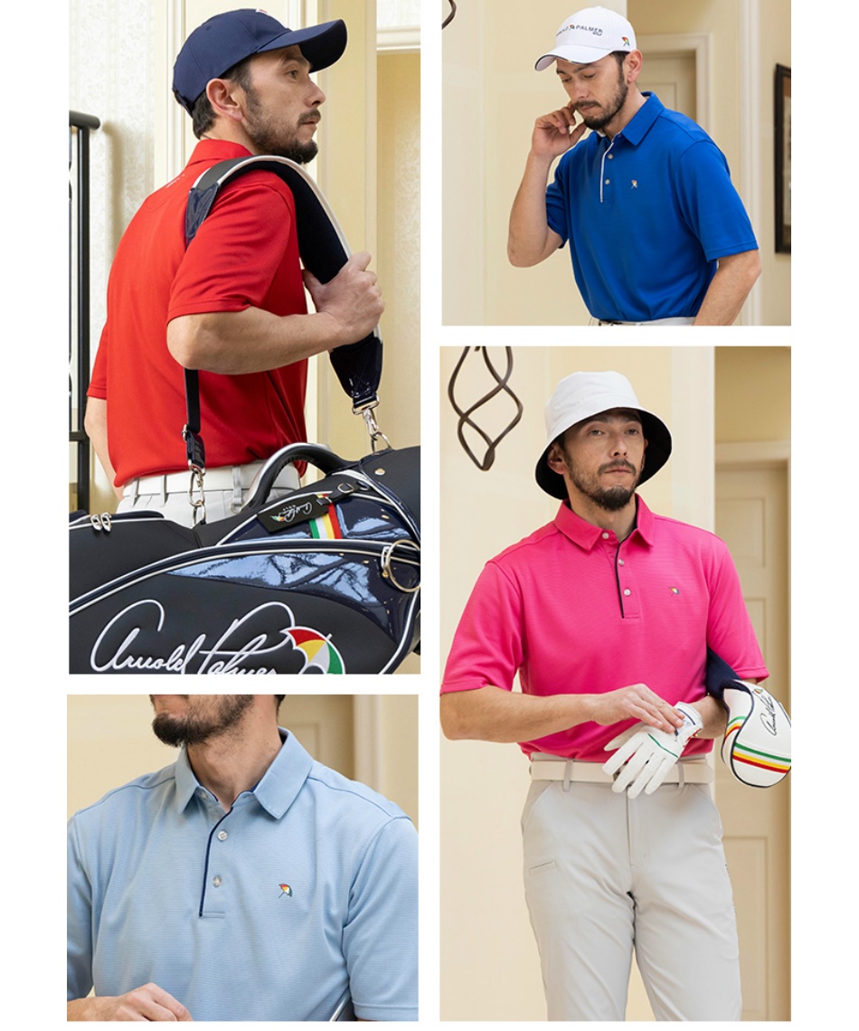 アーノルドパーマー(arnold palmer) ゴルフウェア ワンポイント 半袖