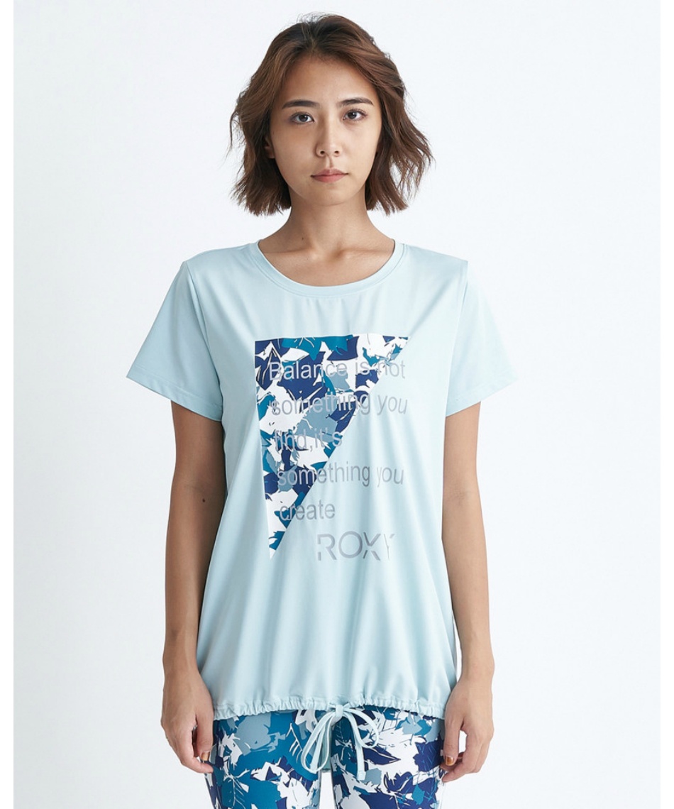 ロキシー(ROXY) Tシャツ 半袖 FLAMINGO TEE 水陸両用 速乾 UVカット T