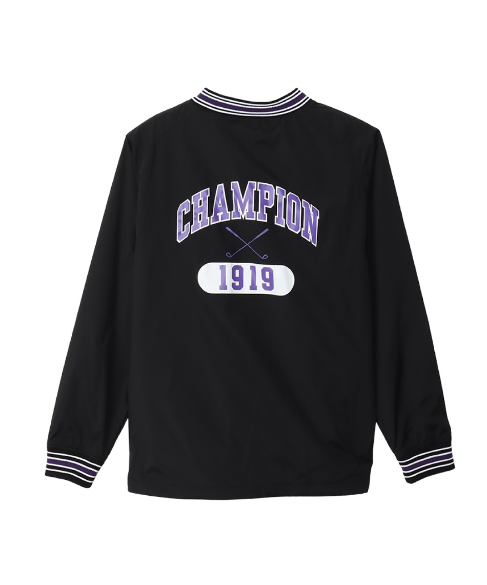 ゴルフウェア ブルゾン Vネックプルオーバージャケット C3-AG602