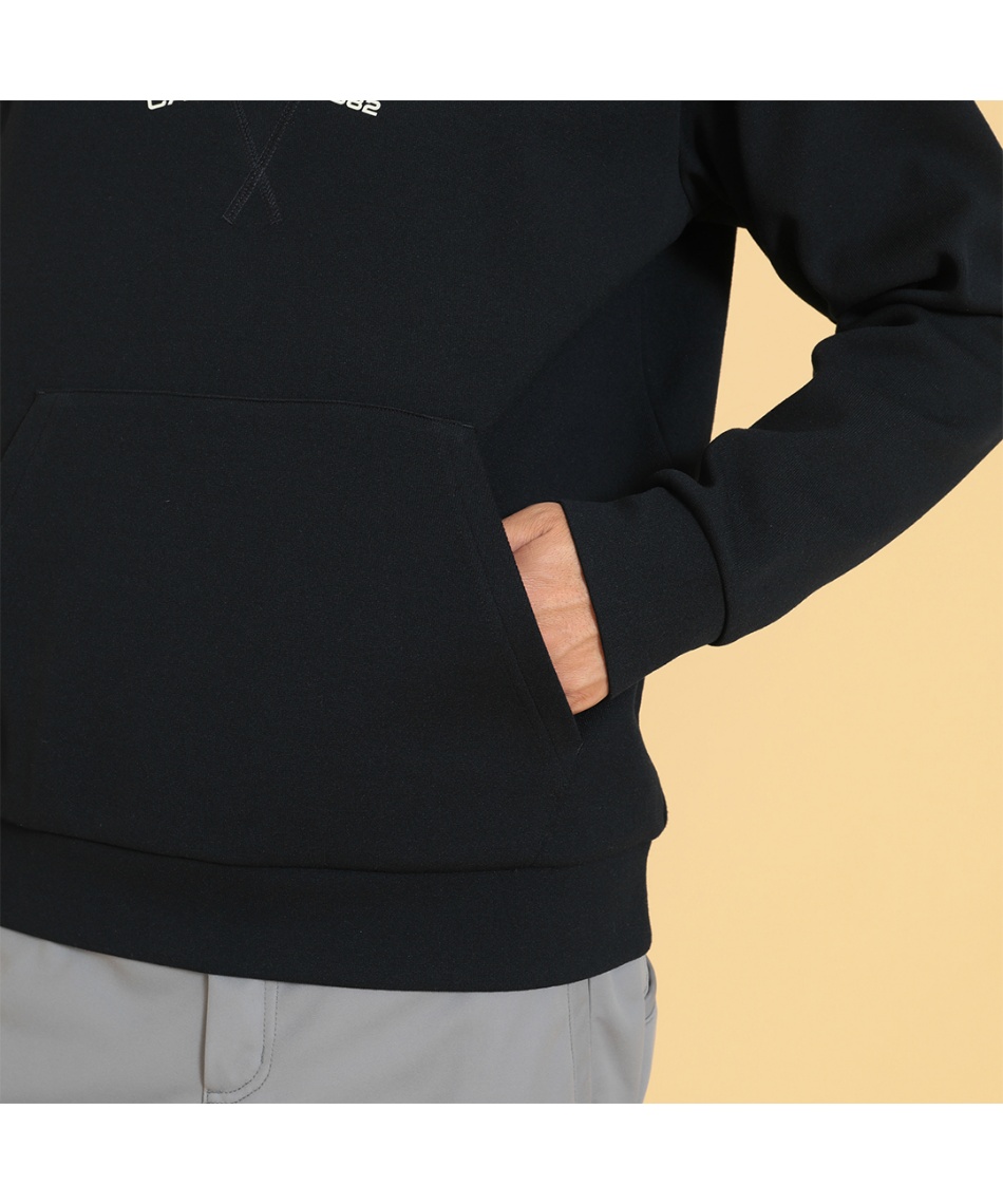 ゴルフウェア スウェット 表起毛ハーフゲージスウェットパーカー