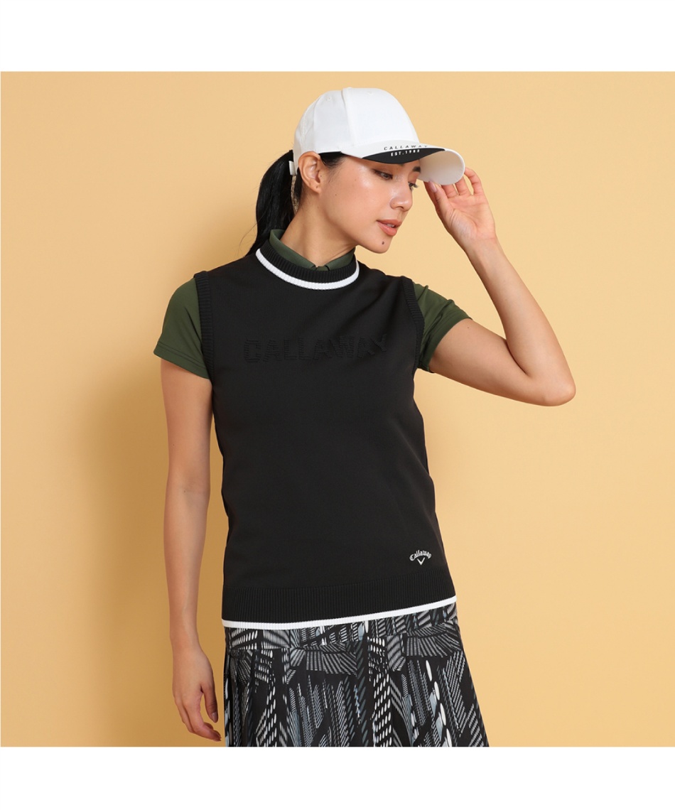 キャロウェイ(Callaway) ゴルフウェア ニットベスト ピンタック