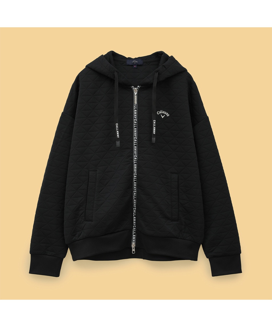 ゴルフウェア ブルゾン キルトスウェットフルジップパーカー C24217206