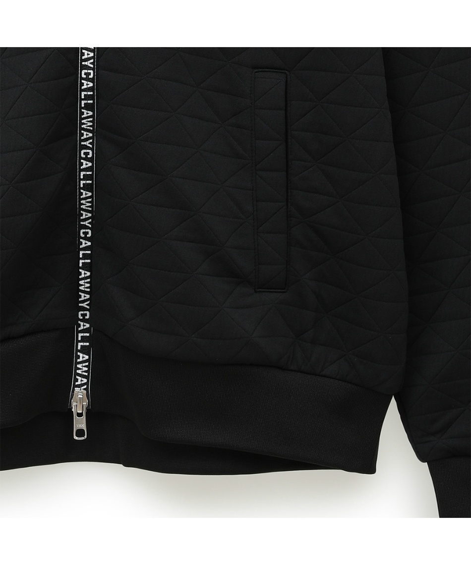 ゴルフウェア ブルゾン キルトスウェットフルジップパーカー C24217206