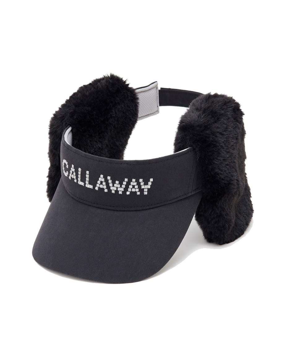 PXG ゴルフ レディース 耳あて付きバイザー ブラック PXG ゴルフ