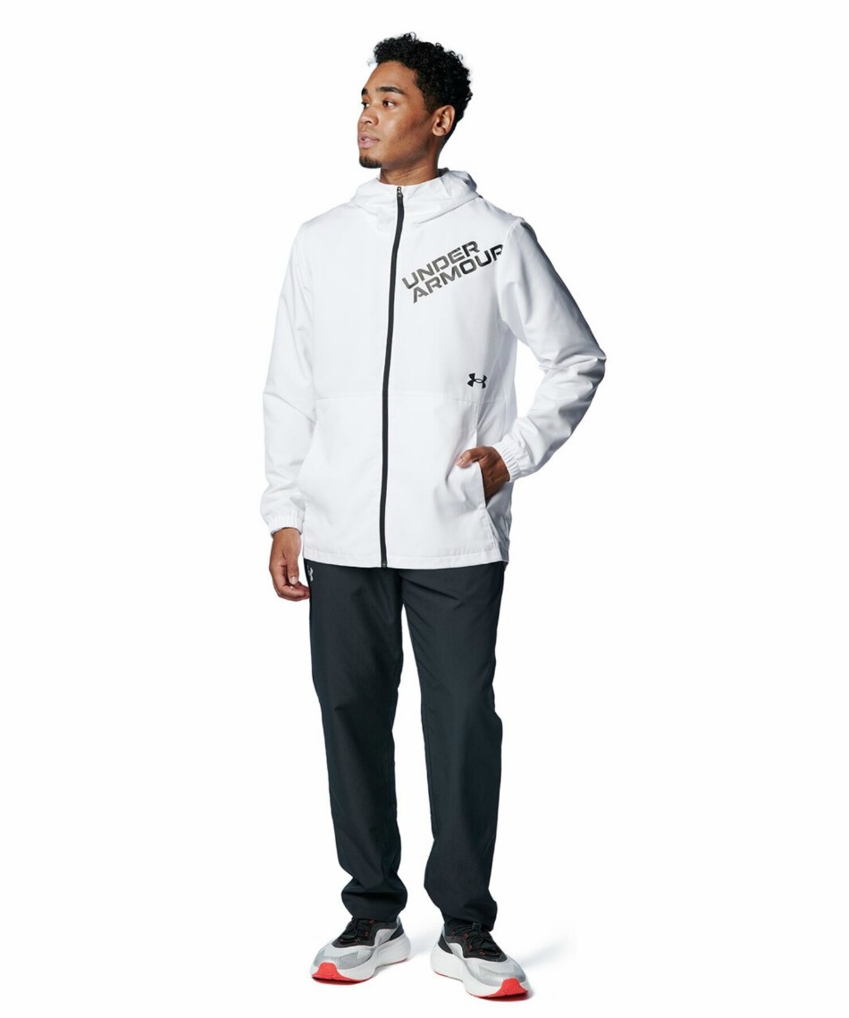 ウインドブレーカー ジャケット UAトリコット ラインド ウーブン