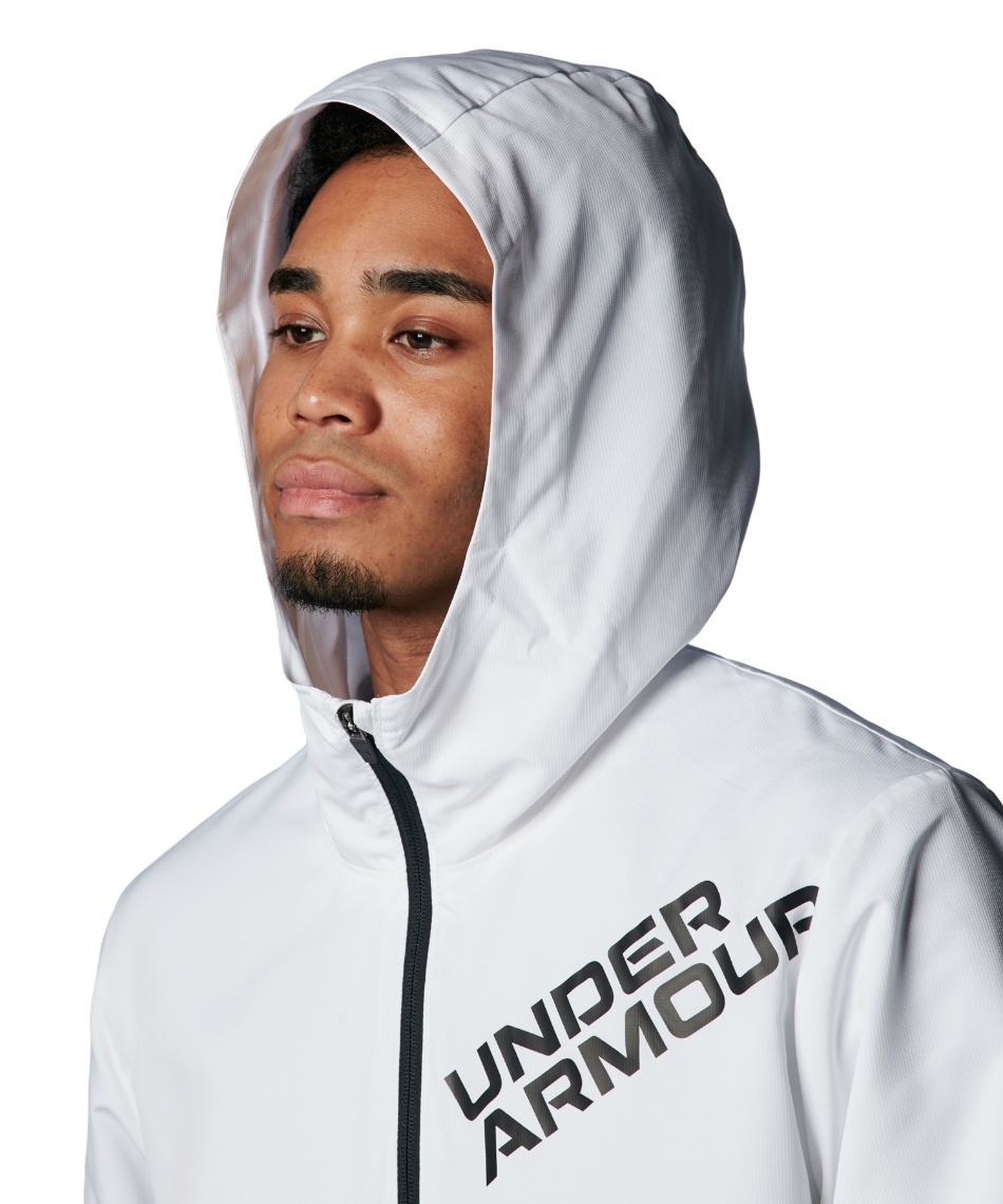 ウインドブレーカー ジャケット UAトリコット ラインド ウーブン