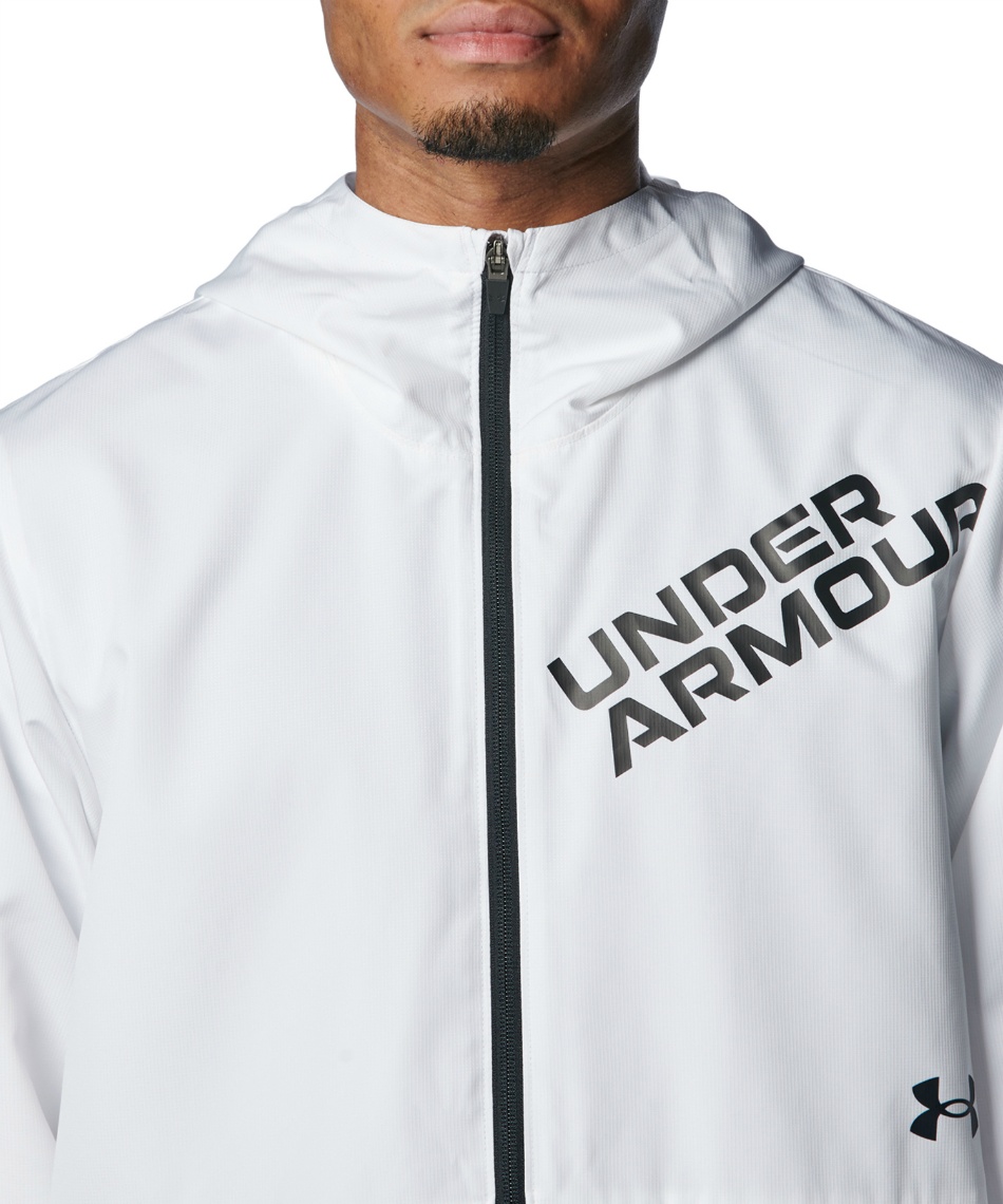 ウインドブレーカー ジャケット UAトリコット ラインド ウーブン