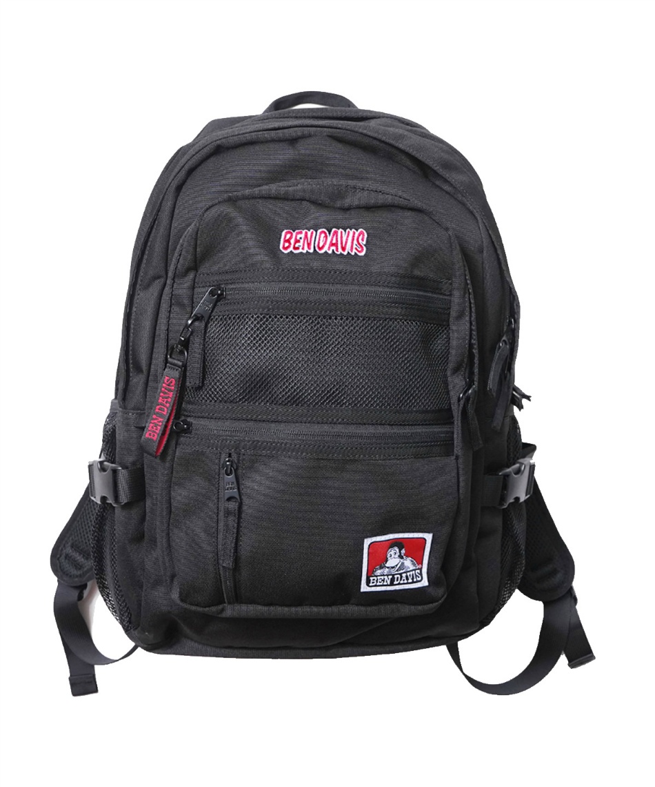 BEN DAVIS バックパック 黒 透明ポーチ付き BACK PACK – ベンデイビス公式通販サイト