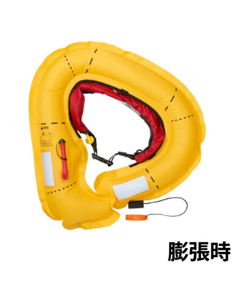 フィッシング ウェア インフレータブルライフジャケット 腰巻 DF-2724