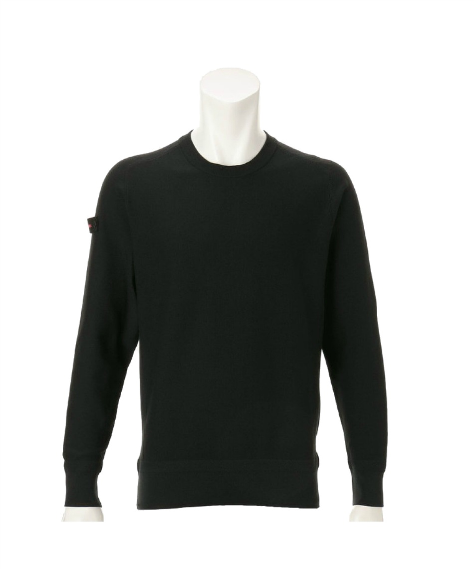 獲得ポイント168pt 【送料無料】ブリーフィング(BRIEFING) ゴルフウェア セーター WR CREWNECK KNIT ウォームクルーネックニット BRG243M37 メンズ 010BLACK M