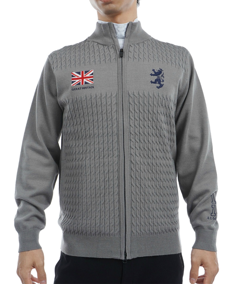 アドミラル(Admiral) ゴルフウェア ブルゾン フラッグ フルジップ