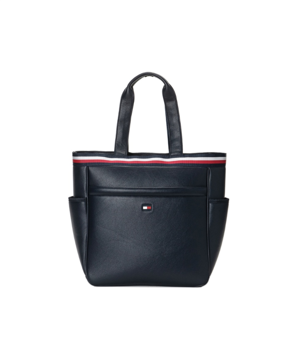 新品未使用 トミーヒルフィガー ゴルフバッグ トートバッグ 大容量 ネイビー TOMMY HILFIGER - 【新品未使用】 超大容量 トミーヒルフィガー