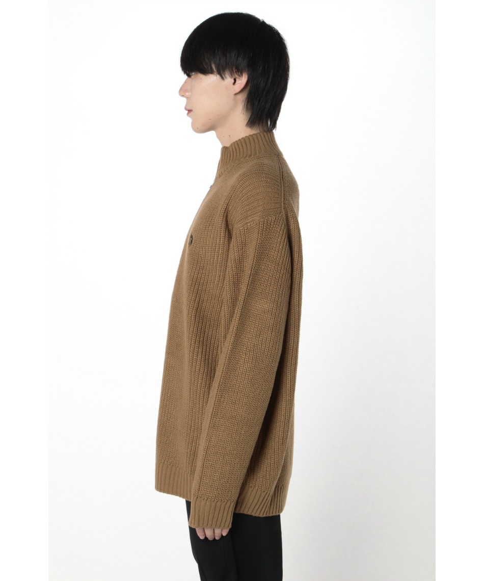 セーター Half Zip Knit ハーフジップニット ダブルホースマン刺繍