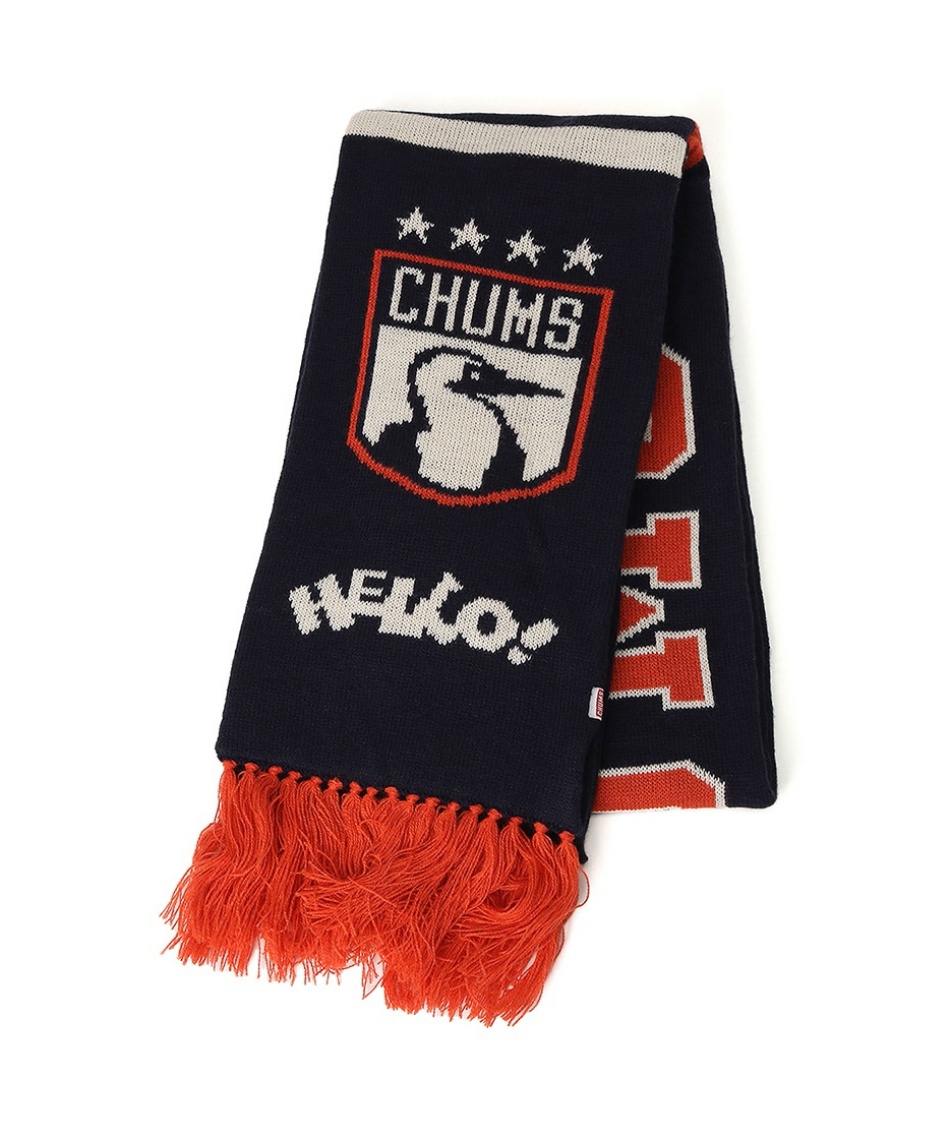 l|Cg61pt 10% OFF^SALE yz`X(CHUMS) lbNEH[}[ `XJbWjbg}t[ CHUMS College Knit Muffler CH09-1329 Y fB[X Navy F