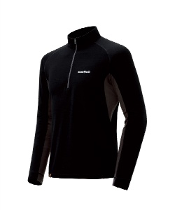 l|Cg118pt yzx(mont bell) Vc mE[vXANV WbvlbN Men's 1114439 BK Y BK L