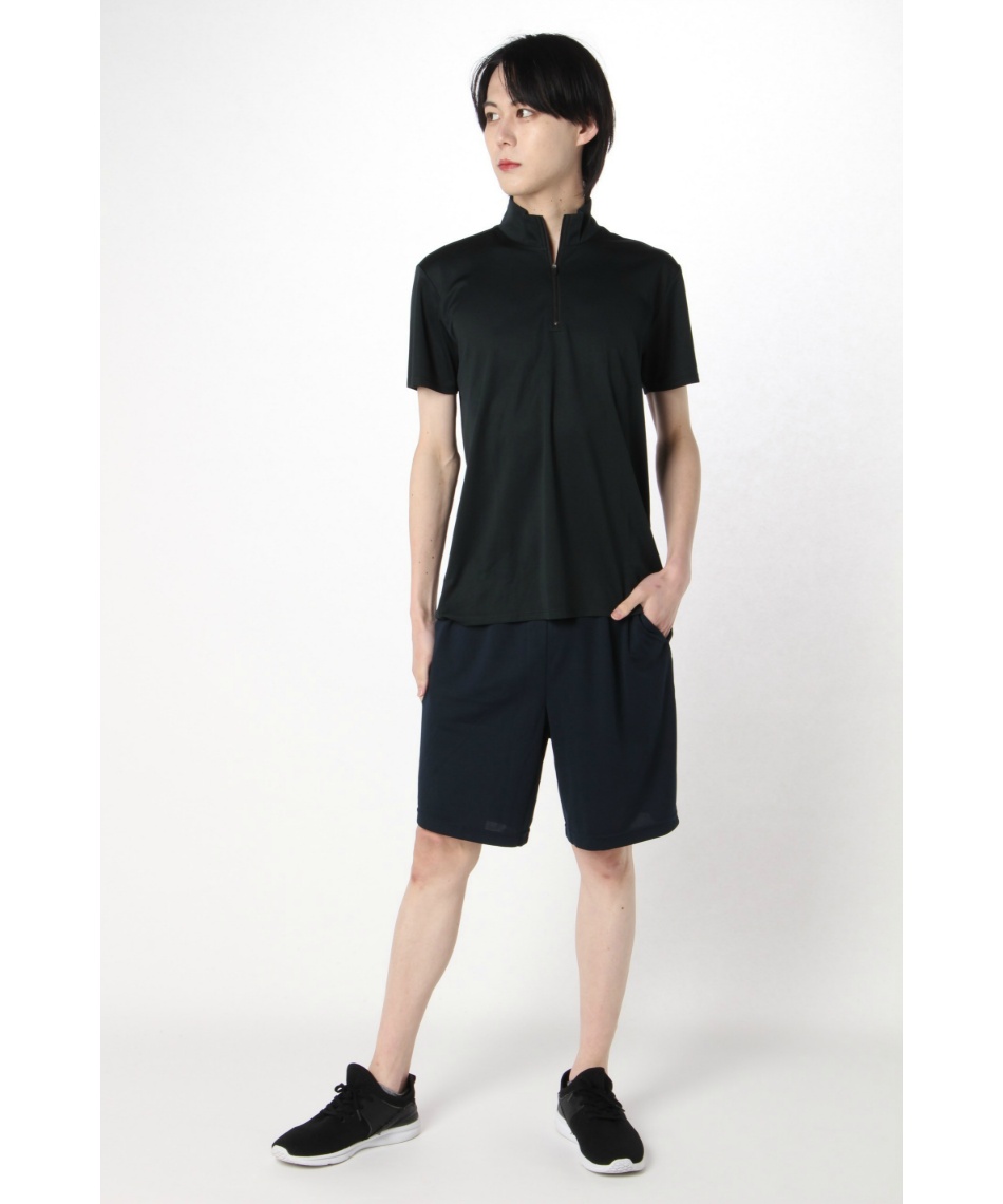 ポロシャツ 半袖 機能ハーフジップTシャツ VQ441205D01 | スポーツ用品