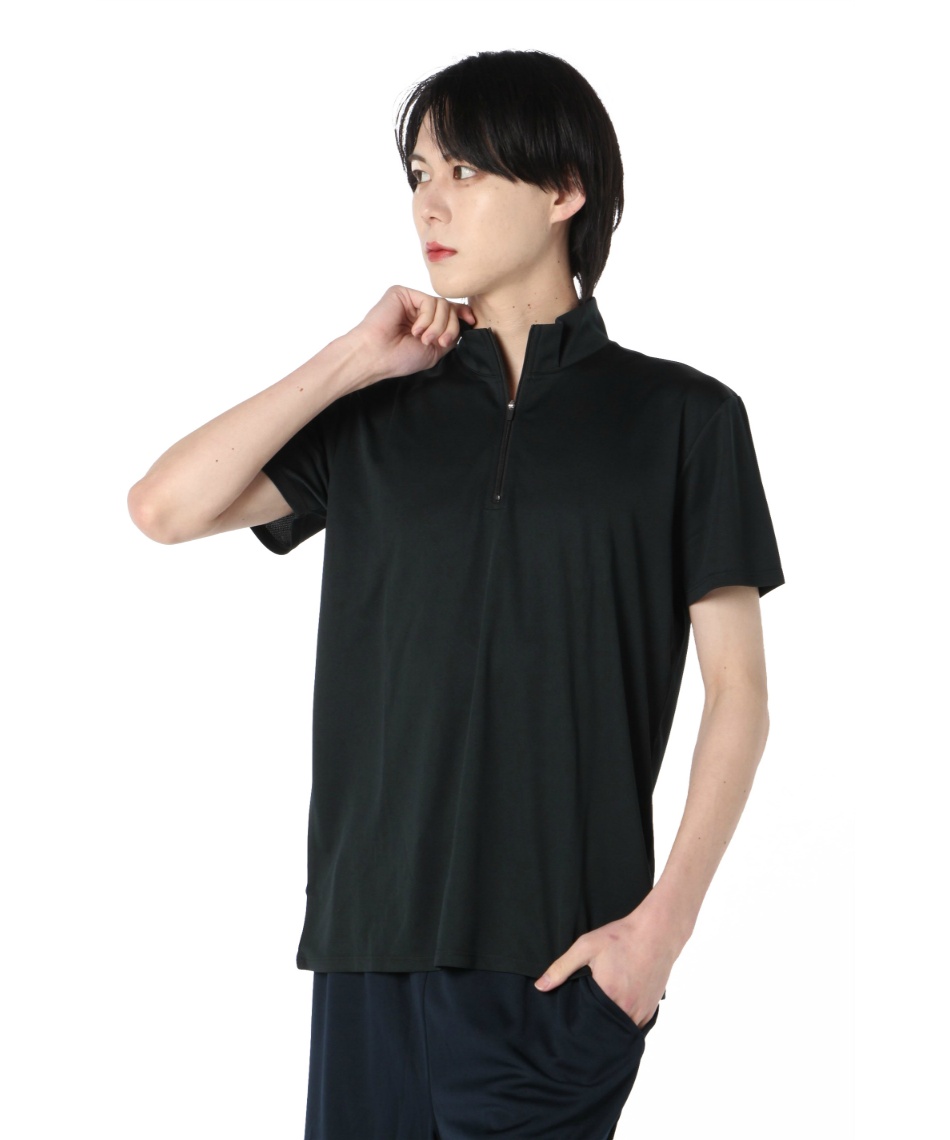 ポロシャツ 半袖 機能ハーフジップTシャツ VQ441205D01 | スポーツ用品