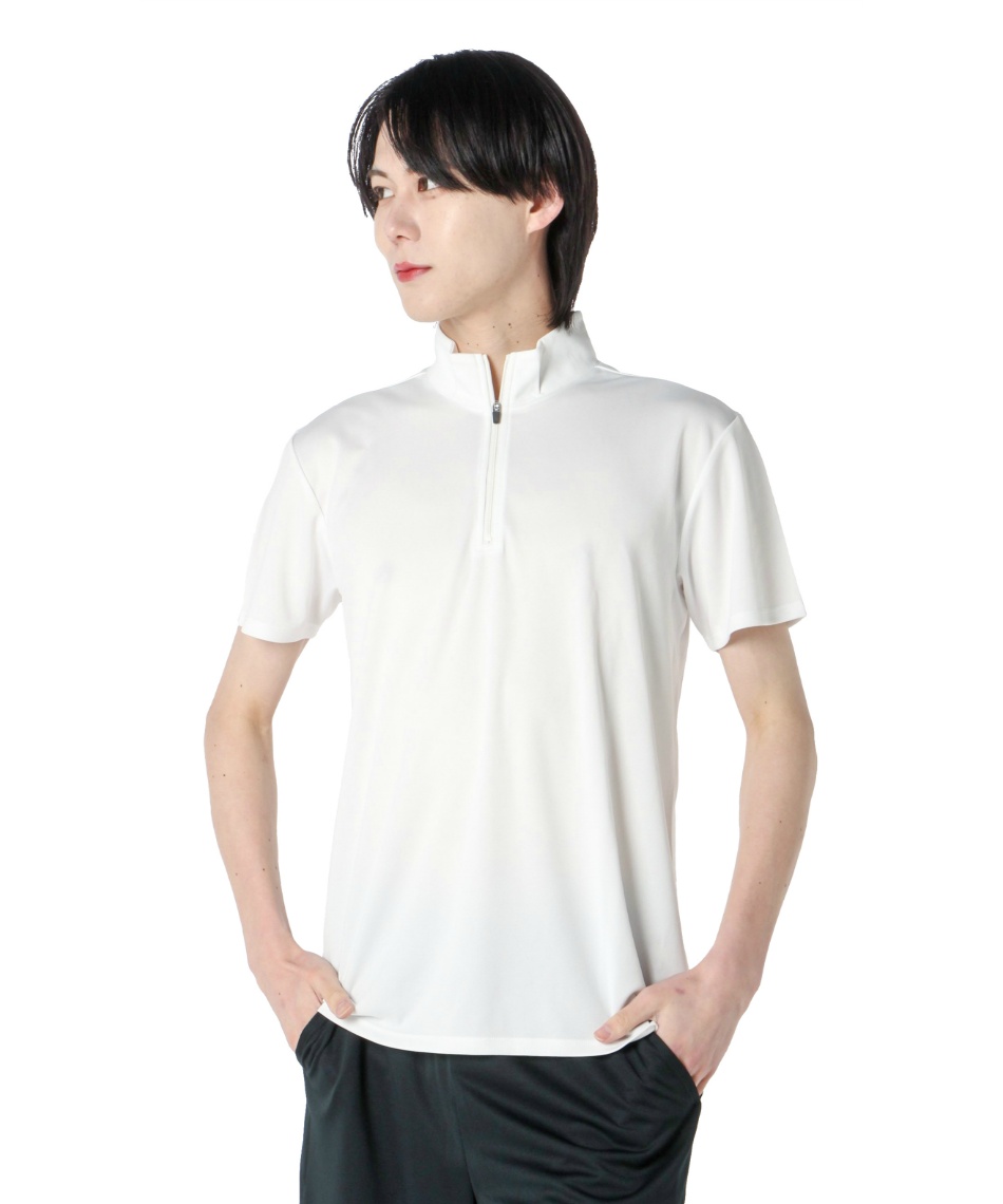 ポロシャツ 半袖 機能ハーフジップTシャツ VQ441205D01 | スポーツ用品