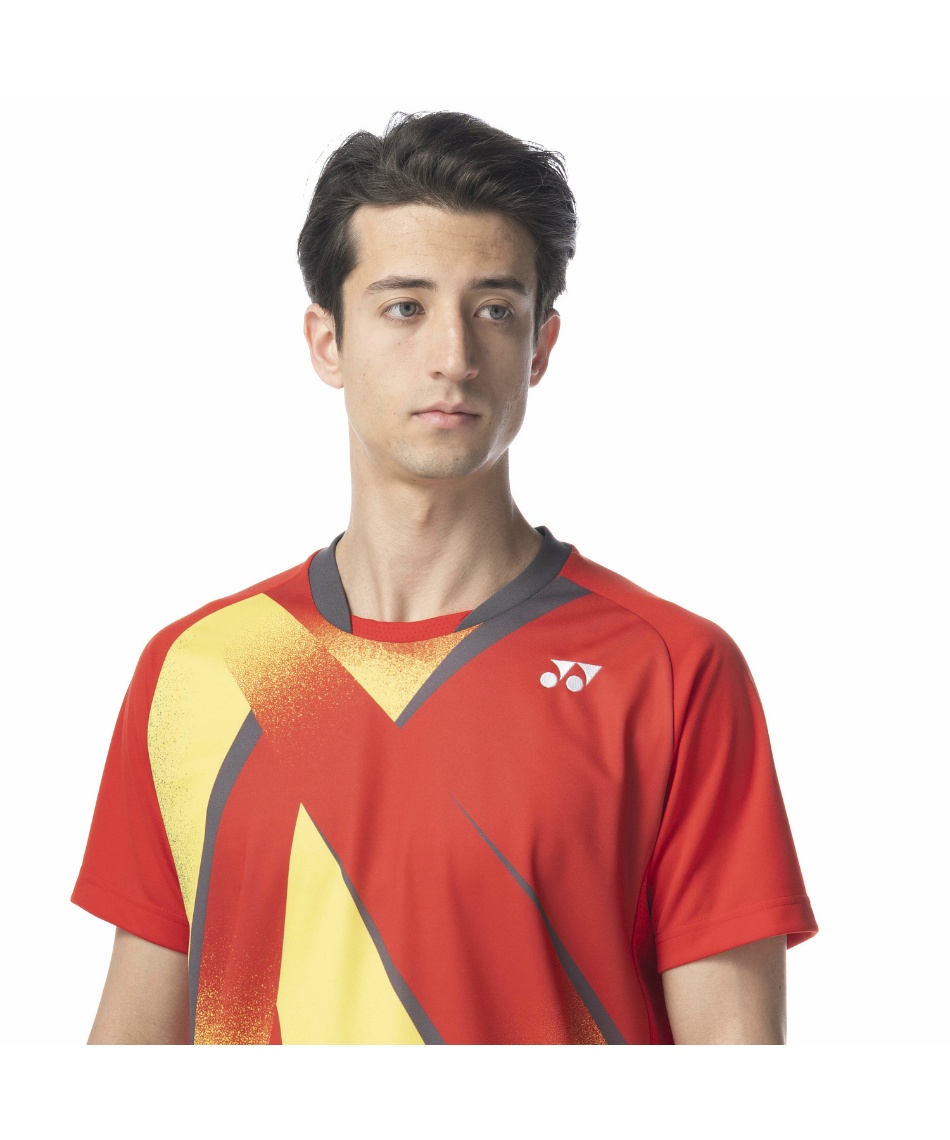 バドミントンウェア ゲームシャツ ユニゲームシャツ フィットスタイル