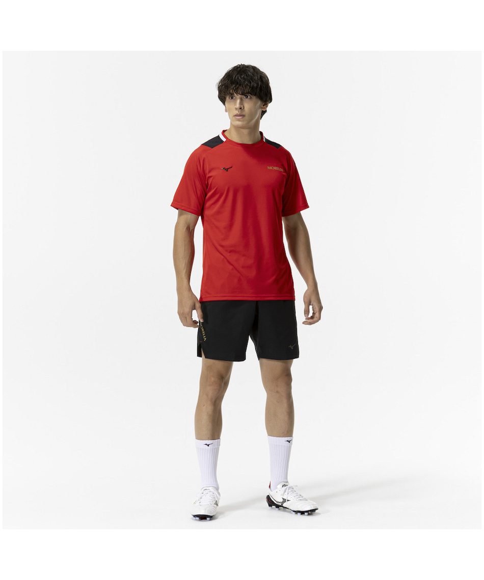 ミズノ(MIZUNO) サッカーウェア プラクティスシャツ 半袖 ON モレリア