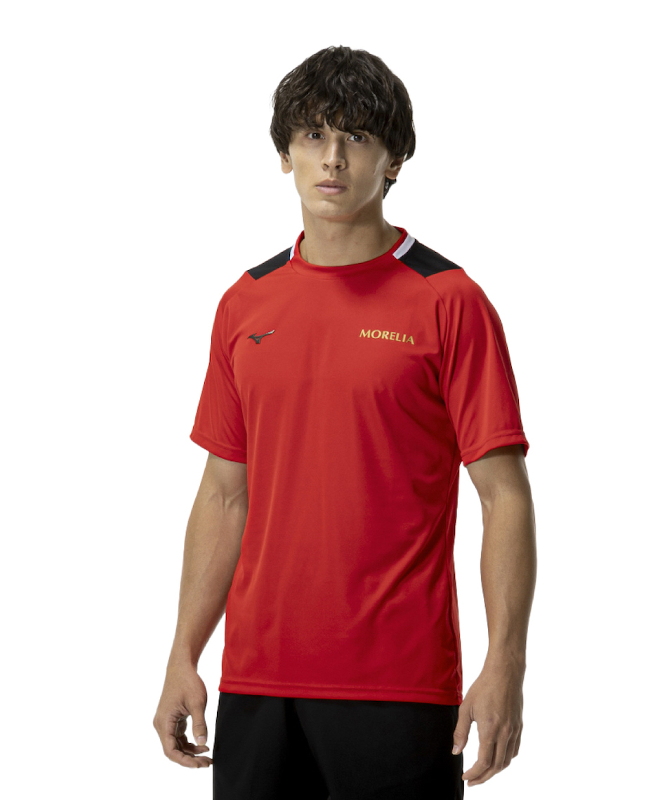 ミズノ(MIZUNO) サッカーウェア プラクティスシャツ 半袖 ON モレリア