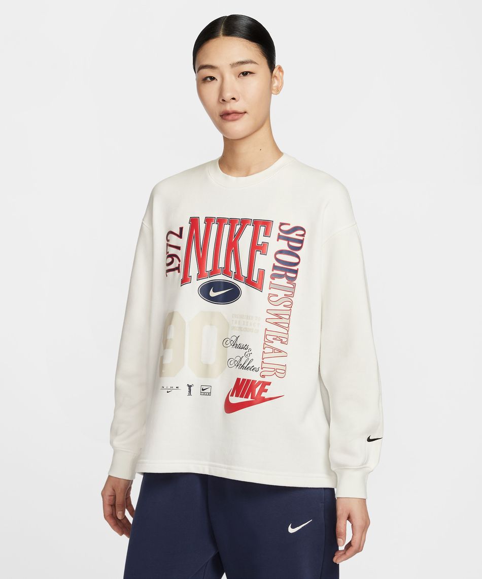 スウェットトレーナー NSW STREET FLC クルー オーバーサイズド クルー