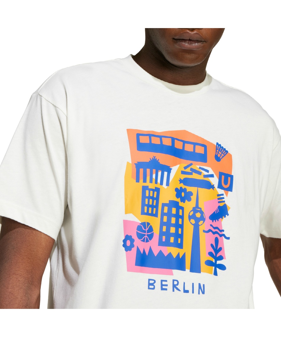 Tシャツ 半袖ベルリン ペーパーカット半袖Tシャツ ジェンダー