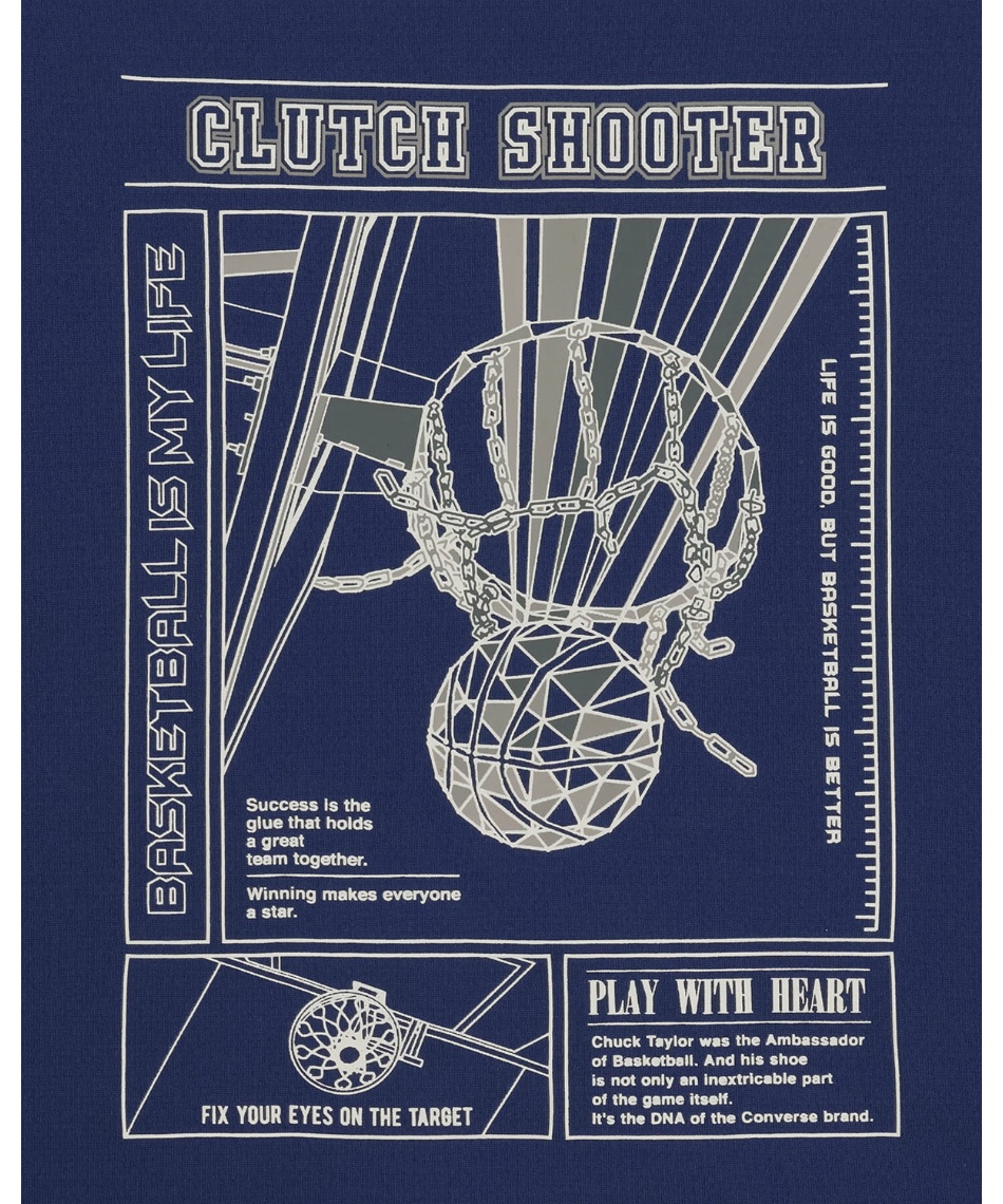 バスケットボールウェア 半袖シャツ プリントTシャツ CB251362