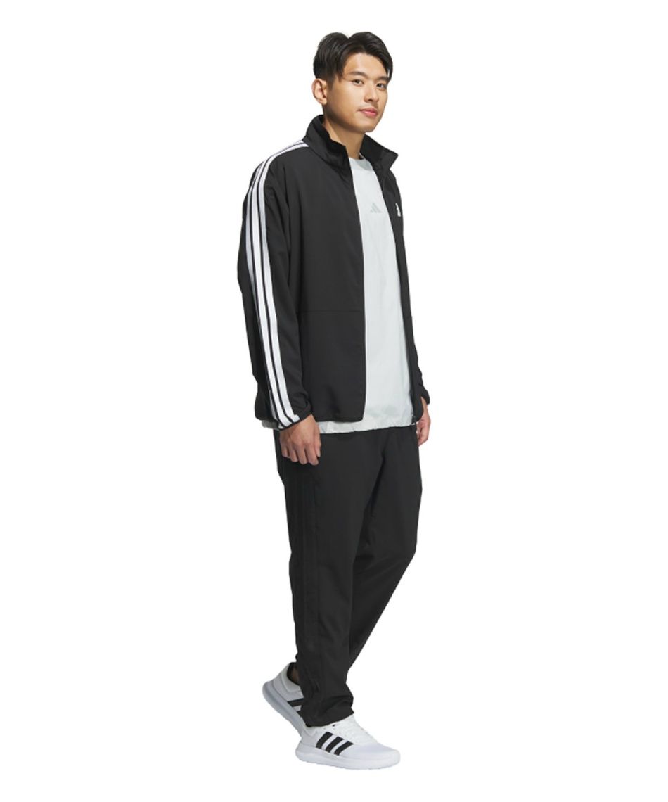 adidas トヨタヴェルブリッツウォームアップウェア 黒 ストライプ　3xo セール】ビヨンド ザ ストライプス ルーフィット ジャカード