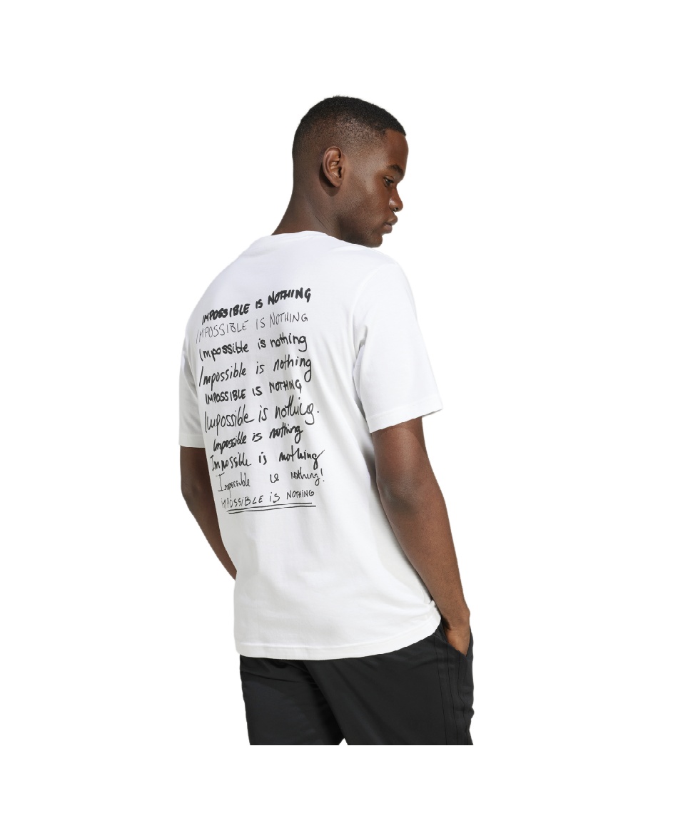 Tシャツ 半袖Impossible Is Nothing グラフィック半袖TシャツKCJ23