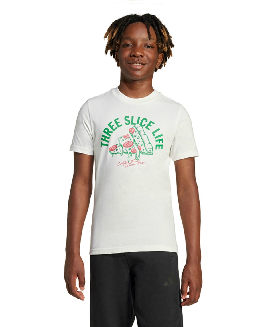 アディダス(adidas) Tシャツ 半袖 ラウンジ ピザグラフィック